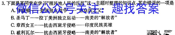 2024年河南省普通高中招生考试 中考抢分卷(b)政治1